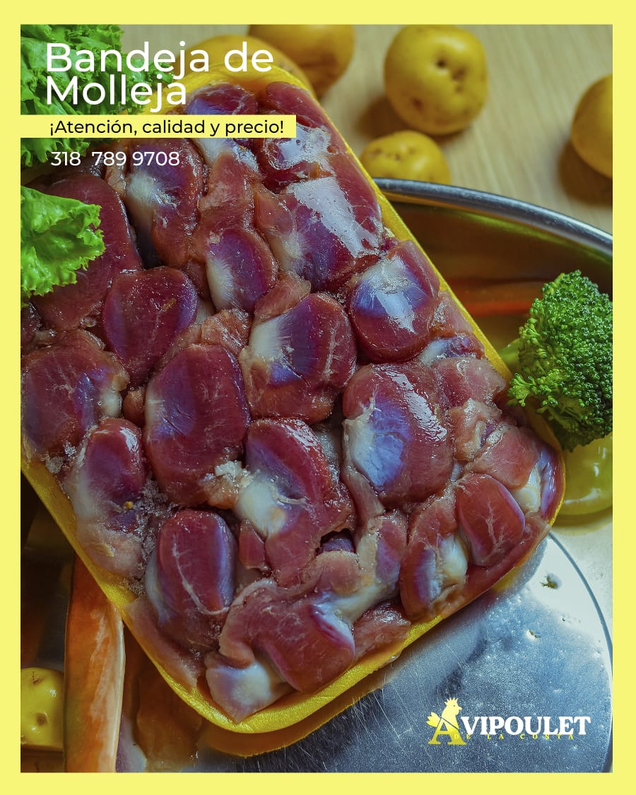 BANDEJA DE MOLLEJA