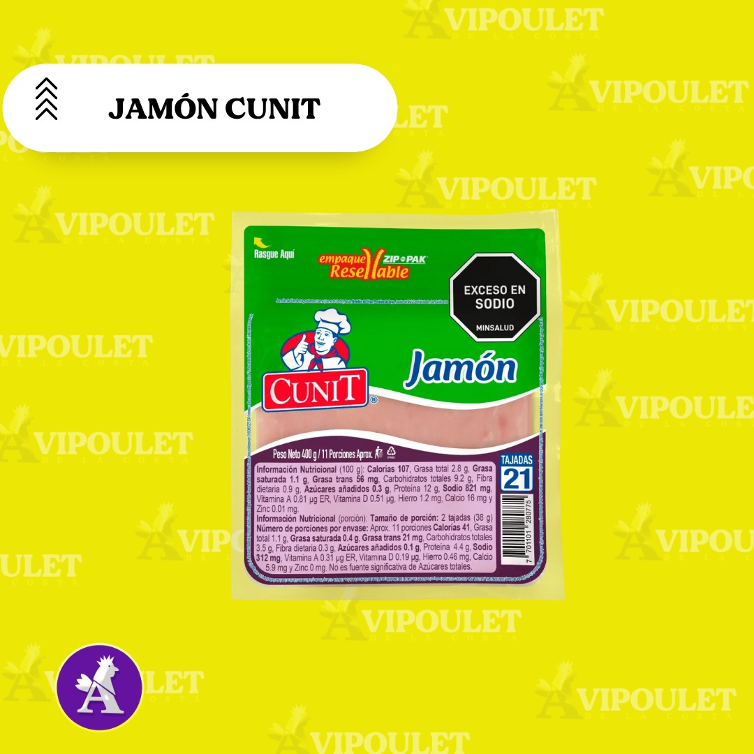 JAMON CUNIT 400G X 21