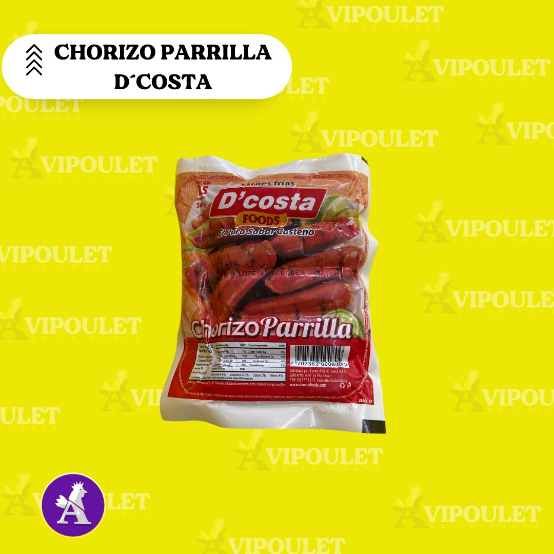 CHORIZO PARRILLERO  D COSTA X15